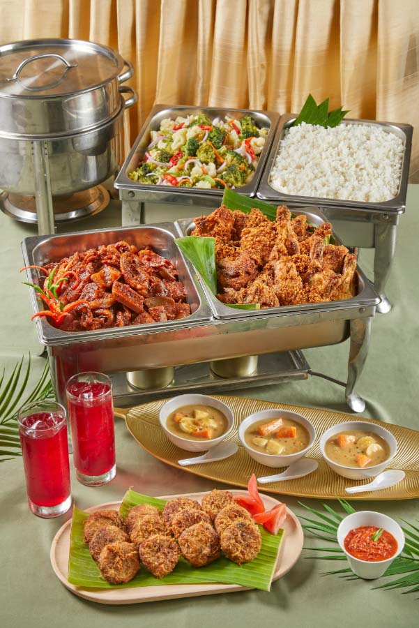 8 course buffet catering