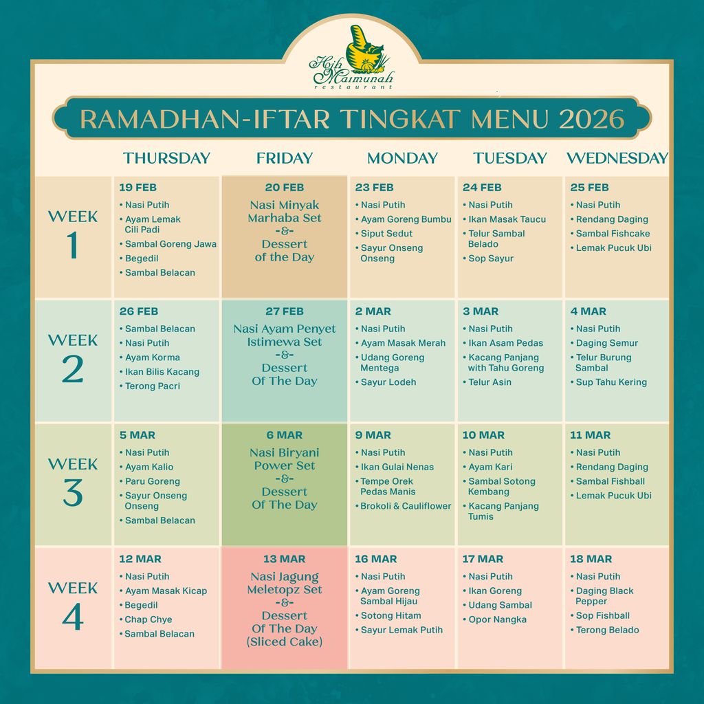 Ramadhan Tingkat 2 Pax Package